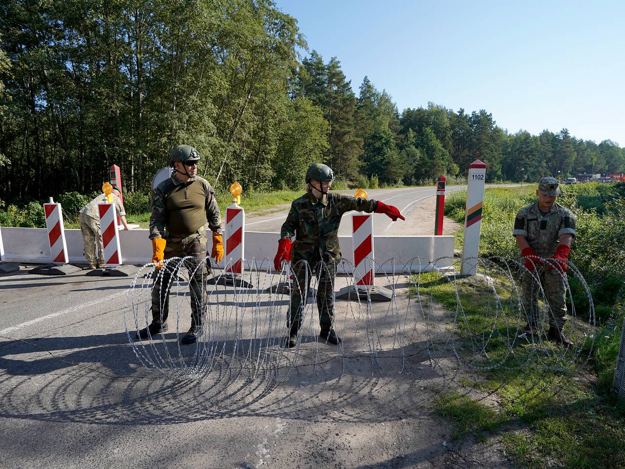 В Литве решили выкопать рвы на границе с Россией и Белоруссией