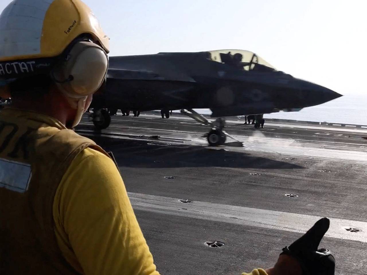 Атака Ирана по истребителям F-35 США